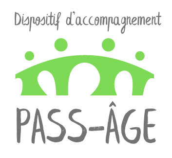 Logo Pass-âge - dispositif d’accompagnement intersectoriel à destination des jeunes (16-23 ans) présentant une vulnérabilité psychique et qui vise à garantir la continuité de l’aide/ou des soins lors de la transition du secteur jeunesse vers le secteur adulte.