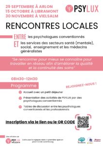 Ouverture des inscriptions aux rencontres locales psylux