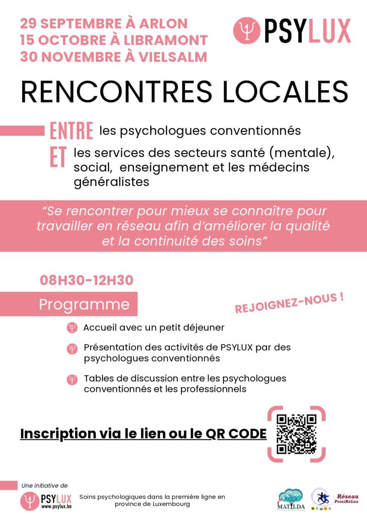Ouverture des inscriptions aux rencontres locales psylux
