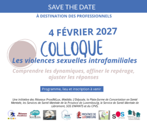 colloque sur le thème des violences sexuelles intrafamiliales le 4 février 2027